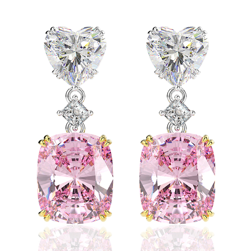 #03 pink earrings