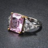 #11 pink stone ring