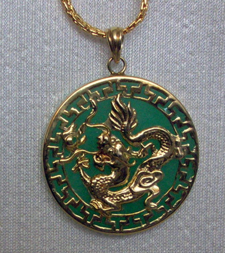 14K gold Dragon