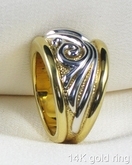 14K gold ring