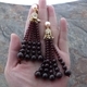 #28 garnet earrings