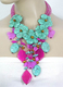 #43 turquoise flowers