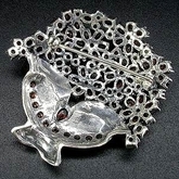 #53 Garnet Brooch