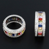 #63 rainbow ring