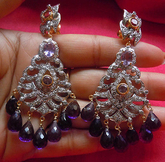 Amethyst earrings