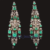 Emerald earrings