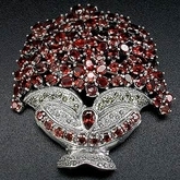 Garnets Brooch