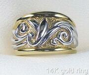 size 7 gold ring